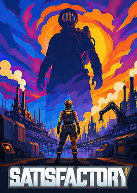 Satisfactory Game Poster