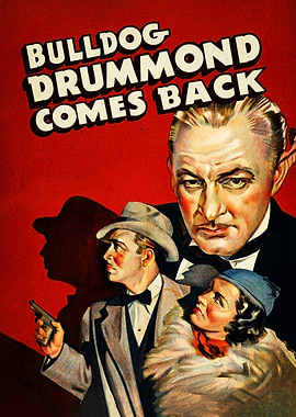 Bulldog Drummond Comes Back Movie Poster