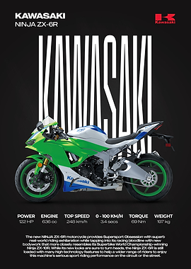 Kawasaki Ninja ZX-6R Motorcycle
