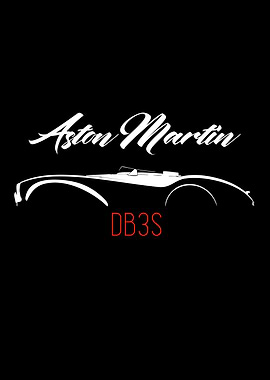 Aston Martin DB3S Silhouette