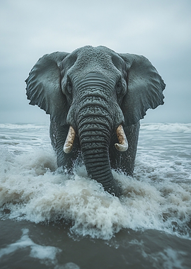 Elephant in the Ocean