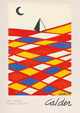 Lune et Pyramide by Alexander Calder