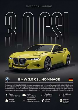 BMW 3.0 CSL Hommage Concept Car