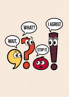 Punctuation Characters Arguing