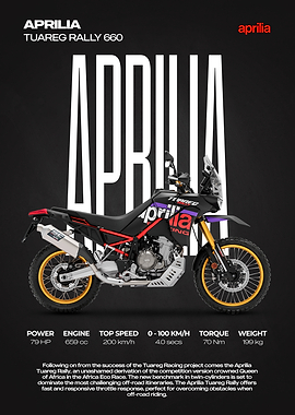 Aprilia Tuareg Rally 660 Motorcycle