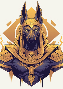 Anubis Egyptian God Artwork