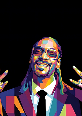 Snoop Dogg Pop Art Portrait