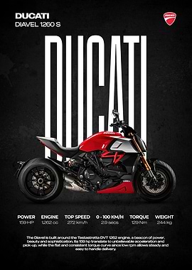 Ducati Diavel 1260 S Motorcycle