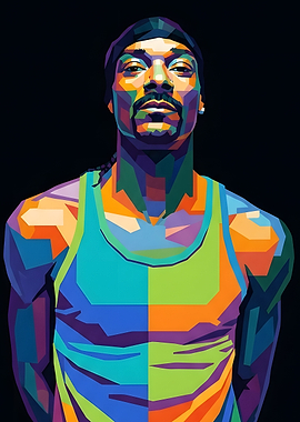 Snoop Dogg Pop Art Portrait