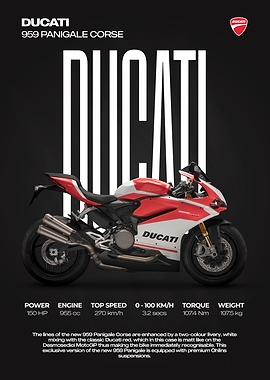 Ducati 959 Panigale Corse Motorcycle