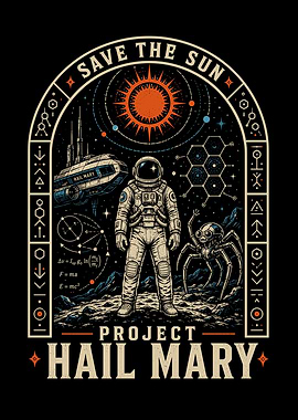 Project Hail Mary Astronaut and Alien