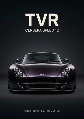 TVR Cerbera Speed 12 Poster