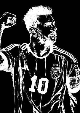 Lionel Messi Argentina Jersey