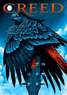 Creed Eagle and Guitar