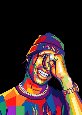 travis scott Portrait of a Rapper