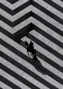 Rider in a Maze