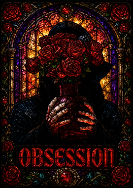 Obsession Stained Glass Roses