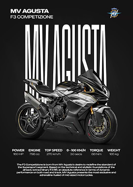 MV Agusta F3 Competizione Motorcycle