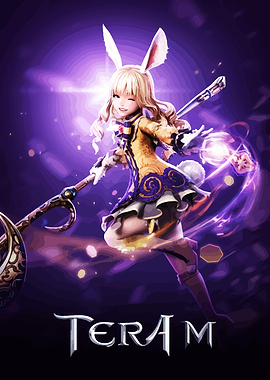 TERAM Game Character with Bunny Ears