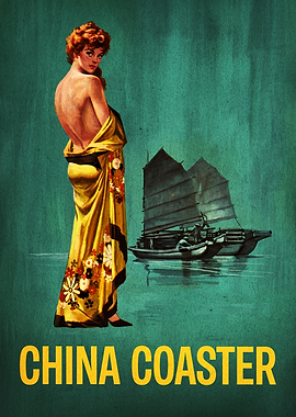China Coaster Vintage Poster