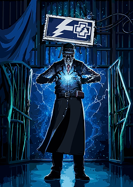 Mad scientist with electrical powers