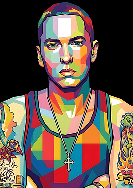 Eminem Pop Art Portrait