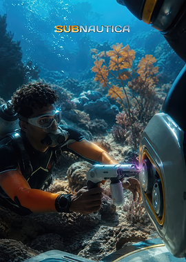 Subnautica Diver with Tool