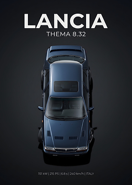 Lancia Thema 8.32 Top View