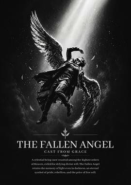 The Fallen Angel Cast from Grace Dark Fantasy Wings