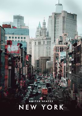 New York City Street Scene
