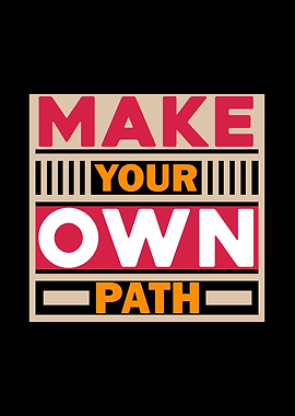 Make Your Own Path Text Art