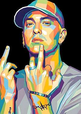 Eminem Pop Art Portrait