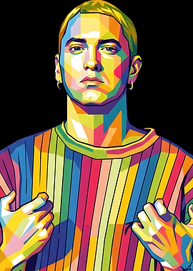 Eminem Pop Art Portrait