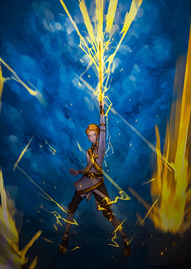 Lightning with Sword