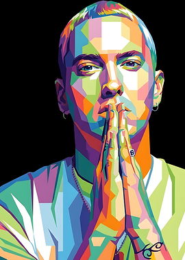 Eminem Pop Art Portrait