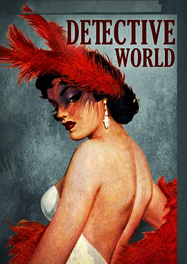 Detective World Vintage Poster
