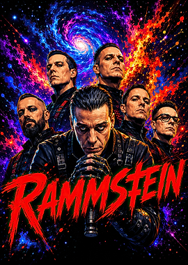 Rammstein Band in Space