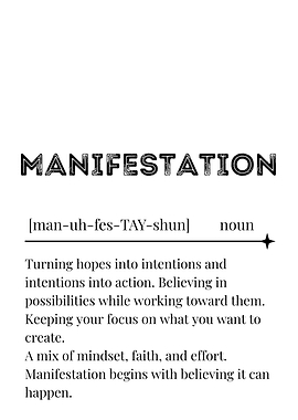 Manifestation Definition