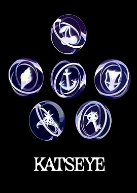 Katseye Icons with Nautical and Celestial Themes