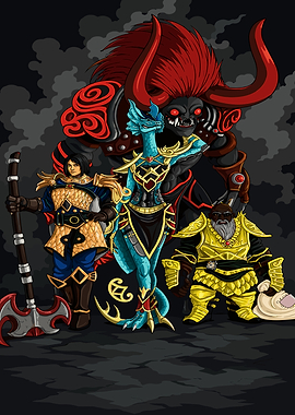 Divinity Original Sin 2 Fantasy Heroes Group Portrait