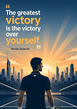 Novak Djokovic Inspirational Quote