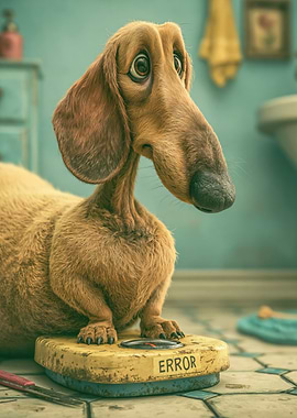 Overweight Dachshund