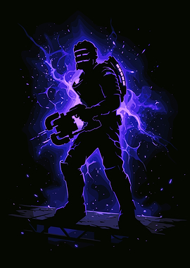 Isaac Clarke in Purple Energy