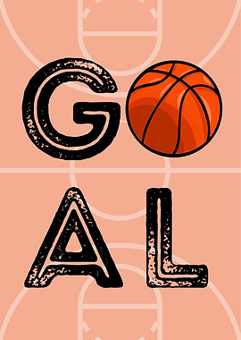 GOAL Basketball Art