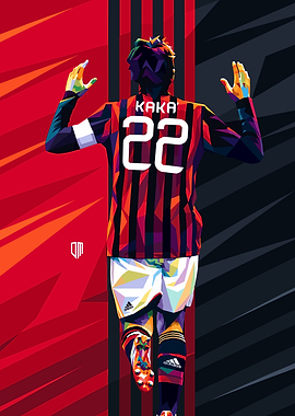 Kaka AC Milan Pop Art