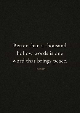 Buddha quote about peace