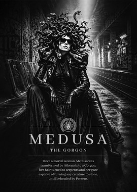 Medusa The Gorgon Greek Mythology Snake Hair Woman