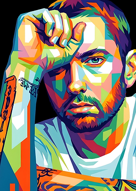 Eminem Pop Art Portrait