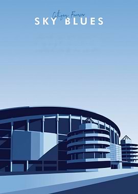 Manchester City Sea of Blue
