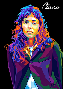 Clairo Pop Art Portrait